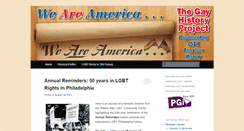 Desktop Screenshot of gayhistoryproject.epgn.com